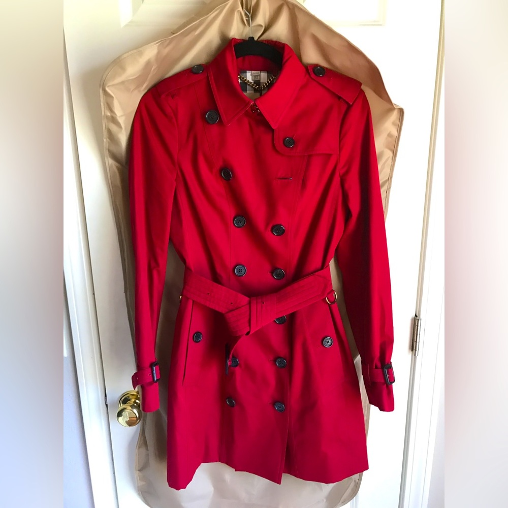 Burberry Trench Coat Red size 04